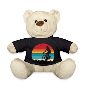 Sunset Ride Silhouette - Teddy - Schwarz - Vorne