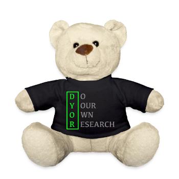 DYOR - Do Your Own Research - Teddy - Schwarz - Vorne