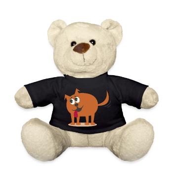 Hund - Teddy - Schwarz - Vorne