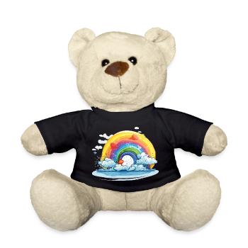 Rainbow Pride - Teddy Bear - black - Front