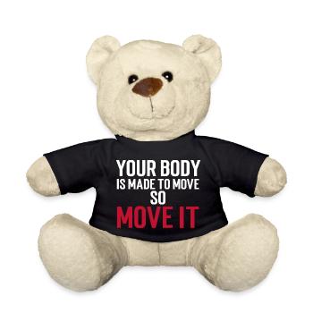 Your Body Is Made To Move - So Move It Weiss/Rot - Teddy - Schwarz - Vorne