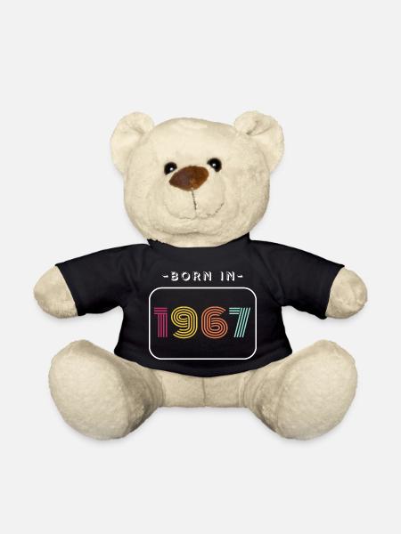 Jahrgang Geburtsdatum 1967 - Teddy - Schwarz