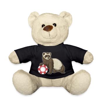 Ferret Poker Jetons de Poker - Nounours - noir - Devant