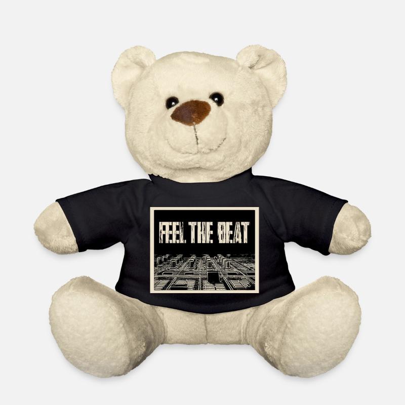 Feel the Beat Club Vibe - Teddy Bear - black
