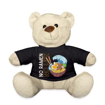 No Ramen No Life, Funny Japanese Noodles - Nounours - noir - Devant