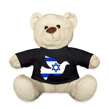 Israel Friedenstaube - Teddy - Schwarz - Vorne