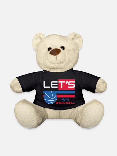 Lest's Play Basketball - Player Basketball - Nounours - noir