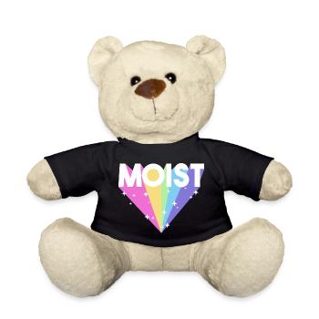 Feucht Lustig Meme Anstößig Seltsam Cool Urkomisch - Teddy - Schwarz - Vorne