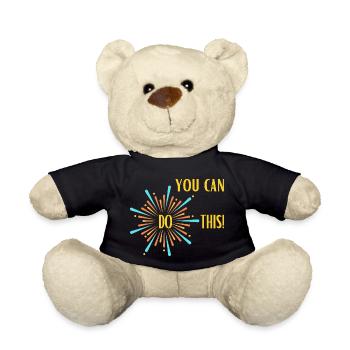 You can do this - Teddy Bear - black - Front