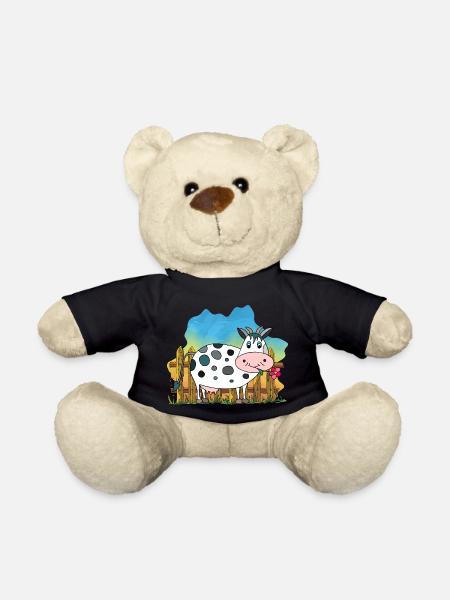 Vache - Nounours - noir