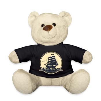Piratenschiff - Teddy - Schwarz - Vorne