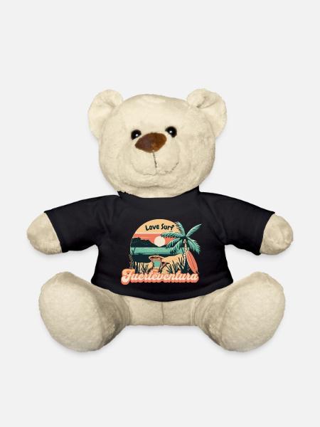 Fuerteventura Surfen Surfbrett Palmen Insel Sommer - Teddy - Schwarz