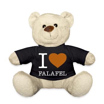 I LOVE FALAFEL - Teddy - Schwarz - Vorne