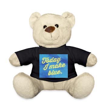 Today I make blue - Teddy - Schwarz - Vorne