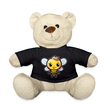 Abeille joyeuse - Nounours - noir - Devant