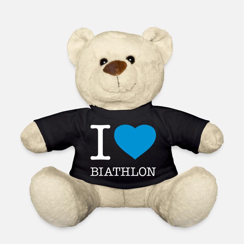 I LOVE BIATHLON - Teddy - Schwarz