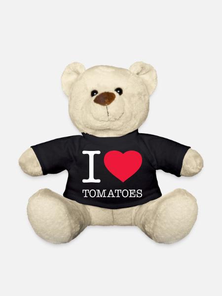 J’AIME LES TOMATES Tomaten - Nounours - noir