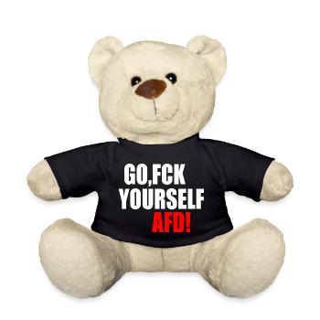 go fuck yourself afd - fck afd - Teddy - Schwarz - Vorne