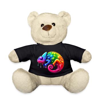 Chameleon - Teddy Bear - black - Front