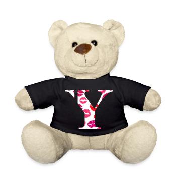 Lettre y bisous - Nounours - noir - Devant