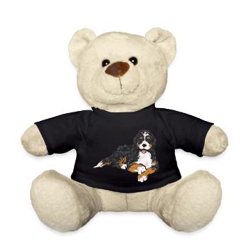 Bernedoodle Dog - Teddy Bear - black - Front