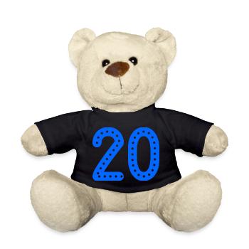 20. 20 JAHRE. 20-JÄHRIGES JUBILÄUM. 20-JÄHRIGES JUBILÄUM. - Teddy - Schwarz - Vorne