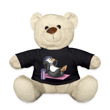Penguin Abdominal Training Bodybuilding - Teddy Bear - black - Front