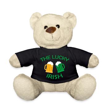 Der glückliche irische St. Patrick's Day - Teddy - Schwarz - Vorne