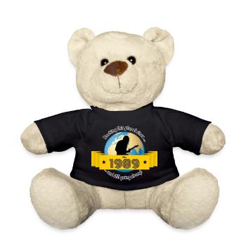 35th Birthday Rocking this planet since 05/1989 - Teddy Bear - black - Front