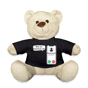 Appels de basket-ball - Dicton sportif - ApriNoeScor - Nounours - noir - Devant