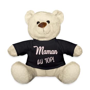 MAMAN. HUMOUR - Nounours - noir - Devant