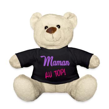 MAMA. MUTTERTAG. SCHÖNEN MUTTERTAG - Teddy - Schwarz - Vorne
