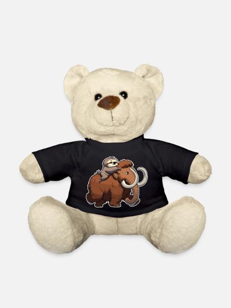 Wollmammut Mammut Mammut Geschenk Faultier - Teddy - Schwarz