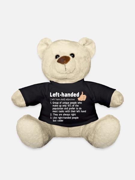 Linkshänder - Teddy - Schwarz