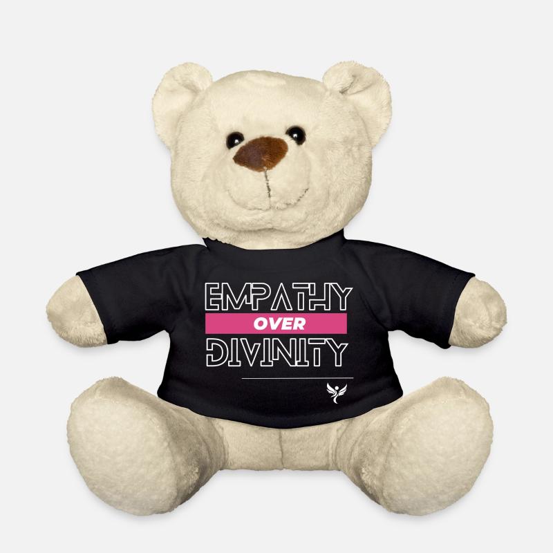 Empathy over divinity - Teddy Bear - black