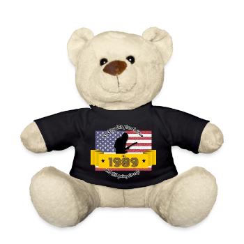 35. Geburtstag Rocking this planet since 07/1989 - Teddy Bear - black - Front