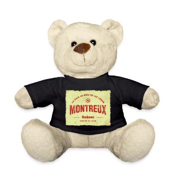 Montreux Vintage Stadtstempel - Teddy - Schwarz - Vorne
