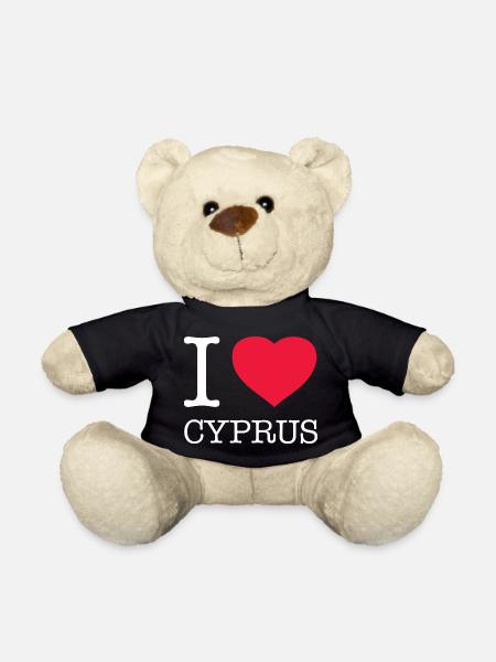 I LOVE CYPRUS - Teddy - Schwarz
