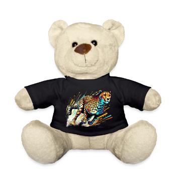 Cheetah - Teddy Bear - black - Front