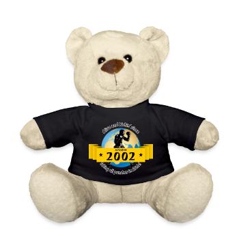 22. Geburtstag Alive and kickin since 10/2002 - Teddy - Schwarz - Vorne