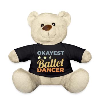 Ballet moyen - Nounours - noir - Devant