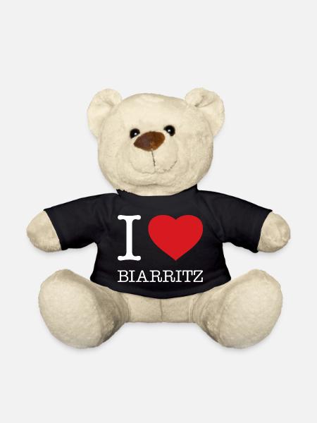 J’ADORE BIARRITZ - Nounours - noir
