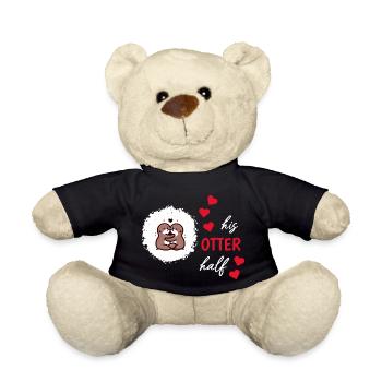 Otter half liebe geschenk - Teddy - Schwarz - Vorne