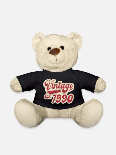 Jahrgang Est 1990 - Teddy - Schwarz