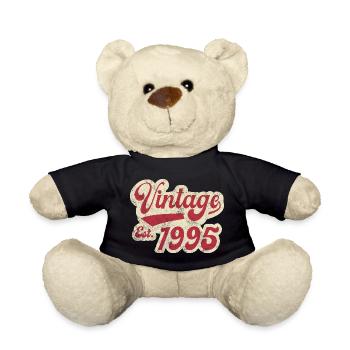 Jahrgang Est 1995 - Teddy - Schwarz - Vorne