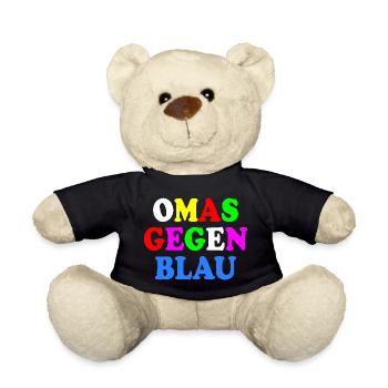 Omas gegen blau - Teddy - Schwarz - Vorne