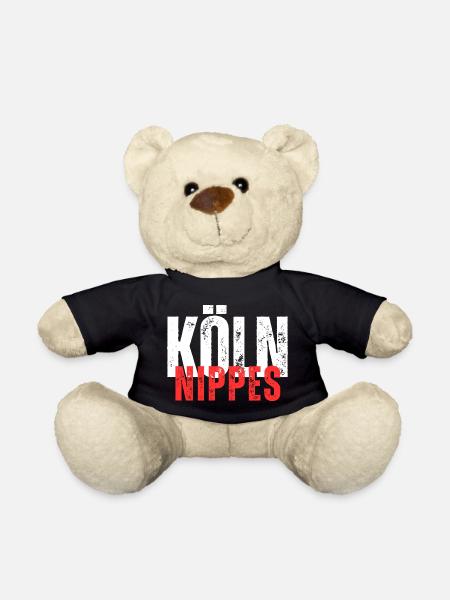 Nippes white red - Teddy Bear - black