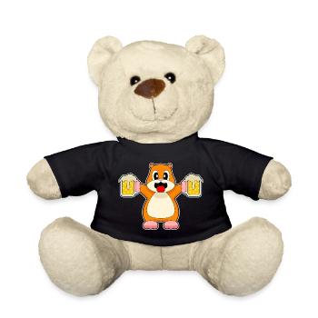 Hamster Bier - Teddy - Schwarz - Vorne