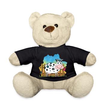 Kuh - Teddy - Schwarz - Vorne