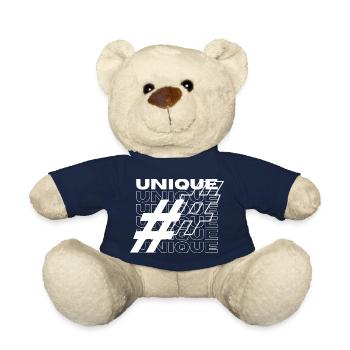 Einzigartige Hashtag-Typografie - Teddy - French Navy - Vorne